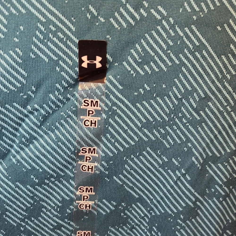 Under Armour Men's Teal Camo Tech T-Shirt, Men's Size Small New Lightweight - Picture 3 of 8